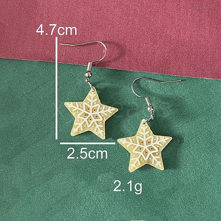 Christmas Acrylic Dangle Earrings FS-WG2A8CC-04-1