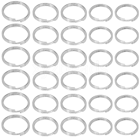 SOFPLATE 600Pcs 3 Styles 304 Stainless Steel Split Rings STAS-SP0001-64-1