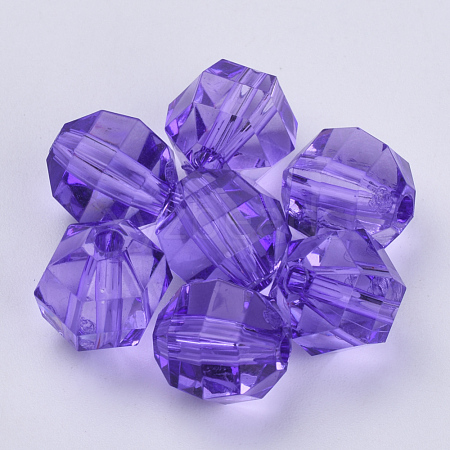 Transparent Acrylic Beads TACR-Q256-8mm-V50-1