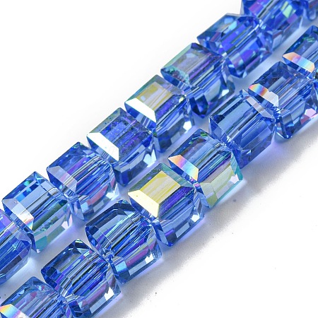 Electroplate Glass Beads Strands EGLA-M031-01A-HR04-1