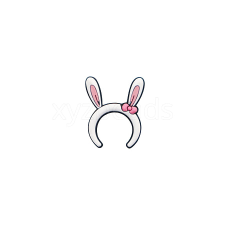 Rabbit Silicone Beads PW-WGCC428-01-1