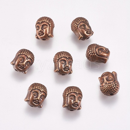 Tibetan Style Alloy Beads X-TIBEB-60542-R-FF-1