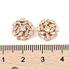 Rack Plating Brass Micro Pave Cubic Zirconia Beads KK-F879-06G-3