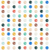 325G Electroplate Round Glass Beads Strands EGLA-TA0030-10-2