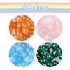 64Pcs 4 Colors Round Imitation Cat Eye Resin Beads RESI-FS0001-66C-2
