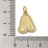 Brass Micro Pave Cubic Zirconia Pendants KK-K354-02G-A-3