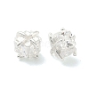 Brass Pave Cubic Zirconia Beads KK-H532-21A-S-1