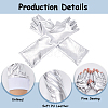 Half Finger Patent Leather Shiny Fingerless Gloves AJEW-WH20080-06C-4