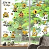 CRASPIRE 2 Sets 2 Style PVC Wall Sticker DIY-CP0009-60A-5