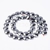 Non-magnetic Synthetic Hematite Beads Strands G-F396-11-10mm-2