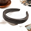 PU Imitation Leather Hair Bands PW-WGD3040-02-1