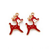 Alloy Enamel Pendants ENAM-N054-012E-1