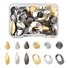 Spritewelry 72Pcs 12 Style Brass Pendants FIND-SW0001-24-10