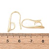 Brass Earring Hooks KK-H502-11G-01-3