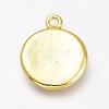 Brass Enamel Pendants KK-H103-01G-G-2