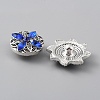 Alloy Rhinestone Snap Buttons DIY-WH0449-39-2
