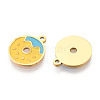304 Stainless Steel Enamel Charms STAS-T065-61G-2-2