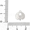 Brass Micro Pave Cubic Zirconia Charms LS-ZIRC-P122-01B-P01-3