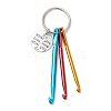 Aluminum Crochet Hooks Keychain KEYC-JKC01013-3