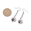 Glass Seed Beads Dangle Earrings EJEW-MZ00350-04-3