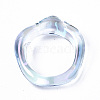 Transparent Resin Finger Rings RJEW-T013-001-E06-5