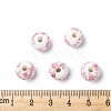 Handmade Printed Porcelain Beads PORC-Q201-10mm-3-4