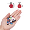 90Pcs 9 Colors Alloy Enamel Pendants ENAM-SZ0001-54D-2