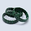 Natural Malachite Stretch Bracelets BJEW-F327-04-7