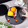 Globleland 2Pcs 2 Style Wood Serving Tray AJEW-GL0002-16-3