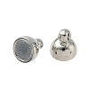 Oval Brass Magnetic Clasps KK-B160-36P-2