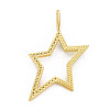 Brass Cubic Zirconia Pendants KK-T004-104-NF-3