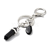 Natural Obsidian Keychain KEYC-M022-05I-2