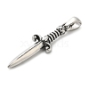316 Surgical Stainless Steel Pendants STAS-A123-04A-AS-2