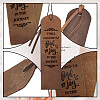 Cowhide Leather Labels AJEW-WH0386-0023-4