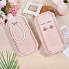 Velvet Ring Organizer Boxes with Lid CON-WH0089-191-5
