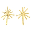 304 Stainless Steel Snowflake Stud Earrings for Women EJEW-U023-03G-2