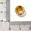 Brass Rhinestone Spacer Beads KK-M313-44E-3