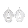 Non-Tarnish 304 Stainless Steel Pendants STAS-B038-03P-1