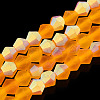 Imitate Austrian Crystal Bicone Frosted Glass Beads Strands LS-EGLA-A039-T2mm-MB23-1