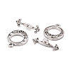 Tibetan Style Alloy Toggle Clasps X-LF1081Y-NF-2
