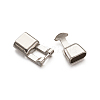 Alloy Snap Lock Clasps PALLOY-TAC0009-24P-4