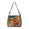 Owl Printed Polyester Shoulder Bags PW-WG8B7D6-11-1