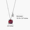 925 Sterling Silver Zircon Pendant Necklace 12 Constellation Pendant Necklace Jewelry Anniversary Birthday Gifts for Women Men JN1088A-2