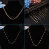 304 Stainless Steel Chain Necklaces NJEW-TA0001-11G-11