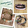 2 Strands Chakra Theme Natural Red Rainbow Jasper & Yellow Aventurine & Tiger Eye & Green Aventurine & Blue Spot Stone & Lapis Lazuli & Amethyst Beads Strands G-SP0001-23-6