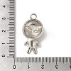 Alloy Alien Pendants FIND-A038-13P-3