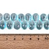Baking Paint Transparent Glass Beads Strands GL-N005-02A-D07-4