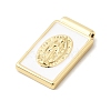 Brass Enamel Pendants KK-L262-28G-A02-2