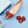 GOMAKERER 2Pcs Alloy Rhinestone Shoe Decorations AJEW-GO0001-75-4