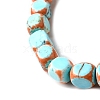 Dyed Natural Magnesite Beads Strands G-L617-B01-8mm-01-4